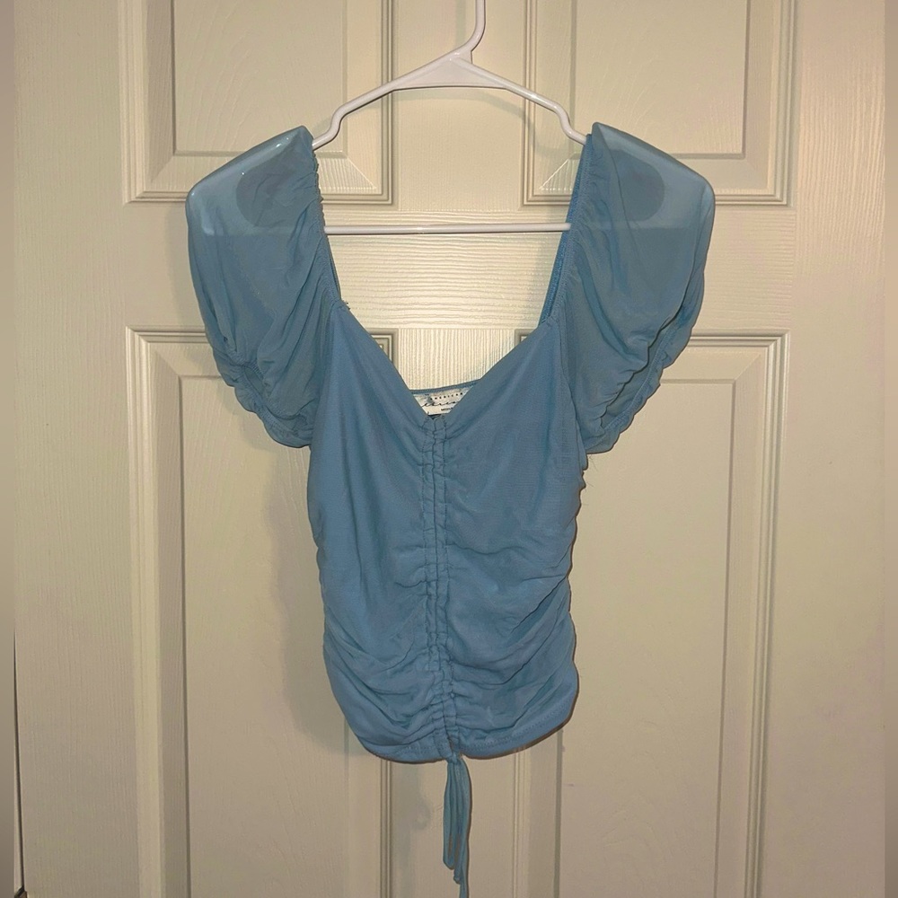 AMERICAN THREADS: Blue Shirt